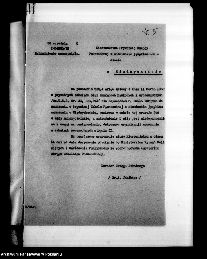 Obraz 9 z jednostki "Prywatna Szkoła Powszechna z niemieckim językiem nauczania- Międzychód"