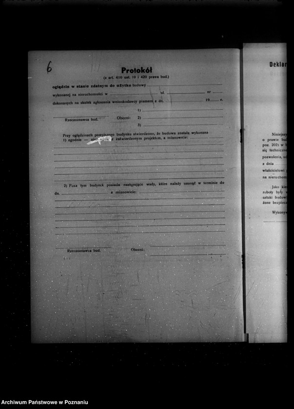 Obraz 10 z jednostki "/Zatwierdzenie budowy zakładu przemysłowego Rolniczej Spółki Olejarskiej Spółka z o. o. w Szamotułach/"