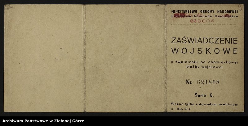 Obraz 9 z jednostki "Zaświadczenia Zarządu Okręgu ZBoWiD dotyczące osadnictwa wojskowego (układ alfabetyczny: A do G)"
