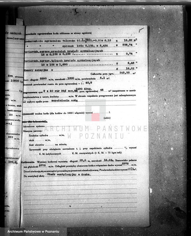 Obraz 9 z jednostki "Cukrownia w Zdunach pow. krotoszyński nr woj. kotła 4977"