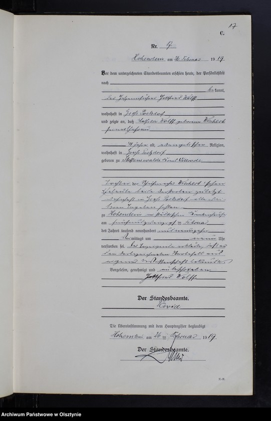 image.from.unit.number "Sterbe-Neben-Register Nr 1 - 113"