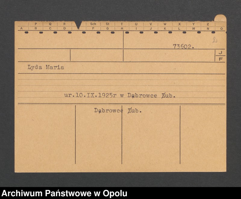 Obraz 4 z jednostki "[Wrobel Anna, ur. 19.9.1902 Legelsdorf]"