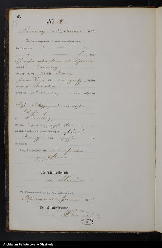 image.from.unit.number "Sterbe-Neben-Register Nr 1 - 133"