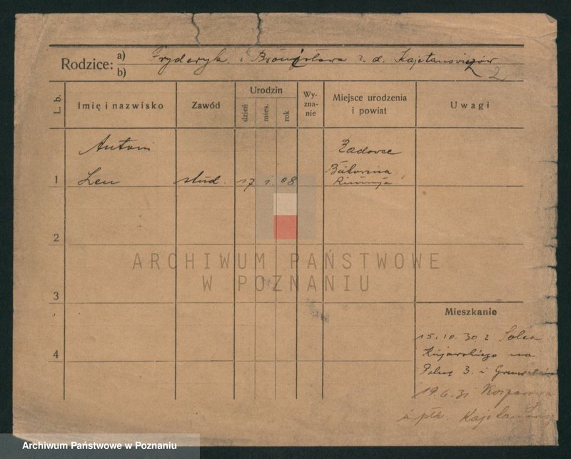 Obraz 2 z jednostki "Len - Lenżyk (Lę..)"