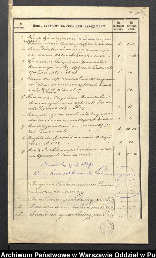 image.from.unit.number "O urządzaniu chłopów byłej rządowej wsi Krzeczkowo, Bieńki-Nowe, gm. Dmochy-Glinki, wchodzącej w skład prywatnej własności tejże nazwy podlegającej ziemianinowi Feliksowi Szepietewskiemu"
