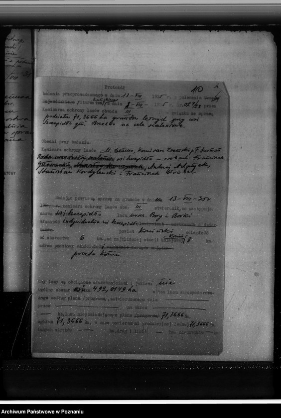 Obraz 15 z jednostki "Gmina Brzeźno powiat koniński /nadzór nad gospodarką leśną/"