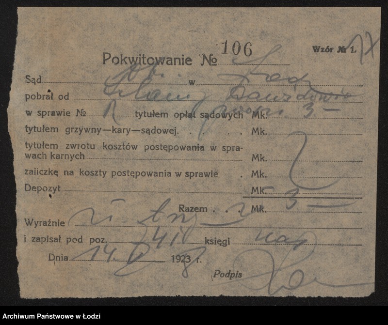 Obraz 19 z jednostki "Szlama Dawidowicz – sklep spożywczy i sprzedaż wody sodowej"