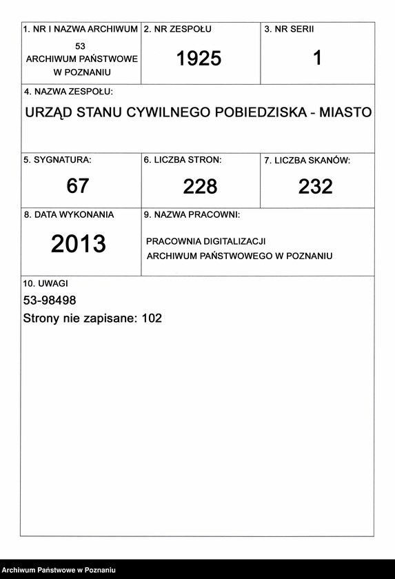 Obraz 1 z jednostki "Księga urodzeń"
