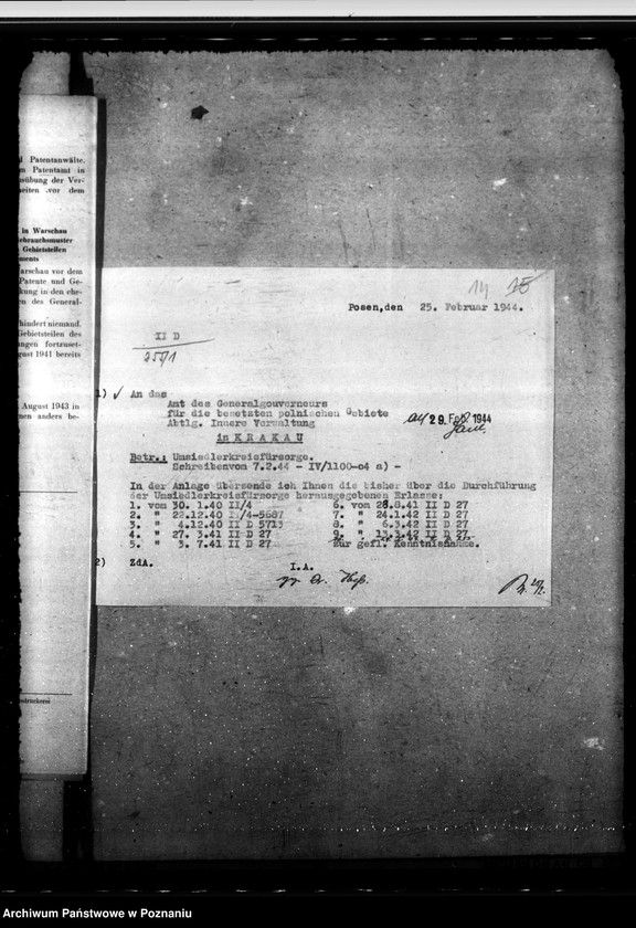 Obraz 18 z jednostki "Umsiedlerfürsorge"