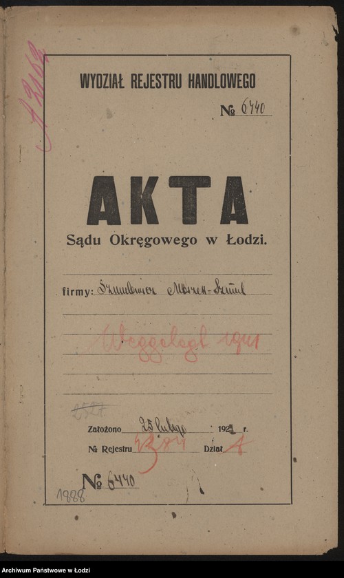 Obraz 2 z jednostki "Szmul Moszek Szmulewicz- handel odpadkami"