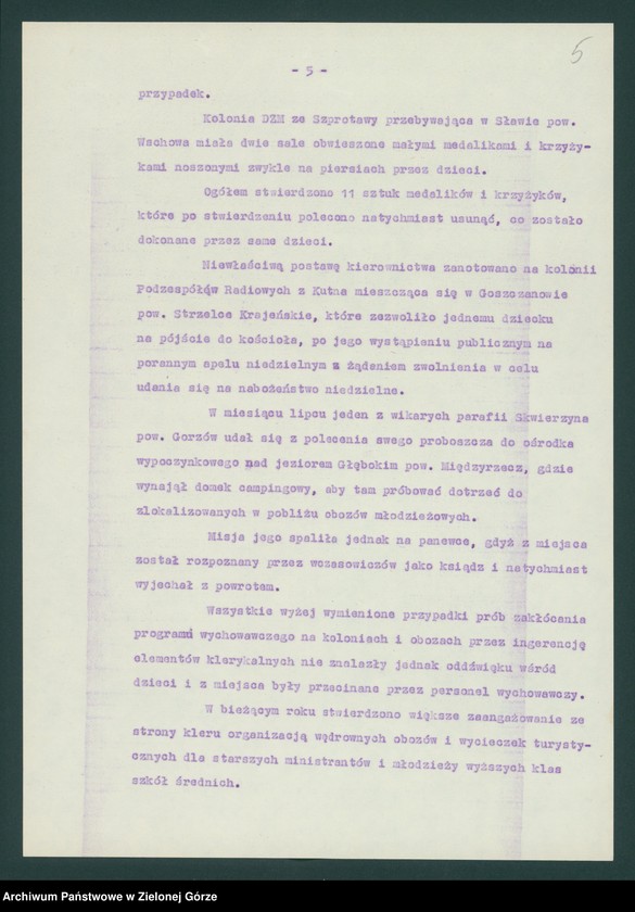 image.from.unit.number "Oceny Wydziału dotyczące świeckiego charakteru letniego wypoczynku młodzieży"