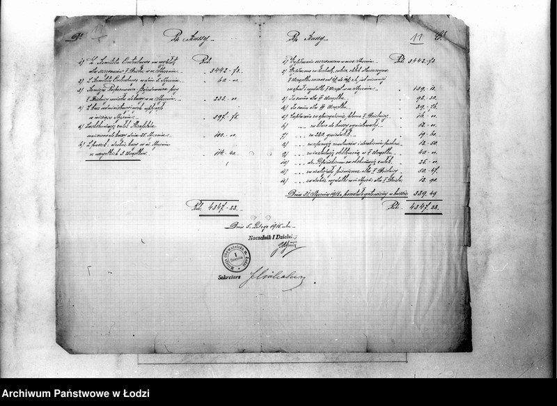 Obraz 14 z jednostki "Raporty kasowe dzielnic I,II,III Milicji Obywatelskiej"