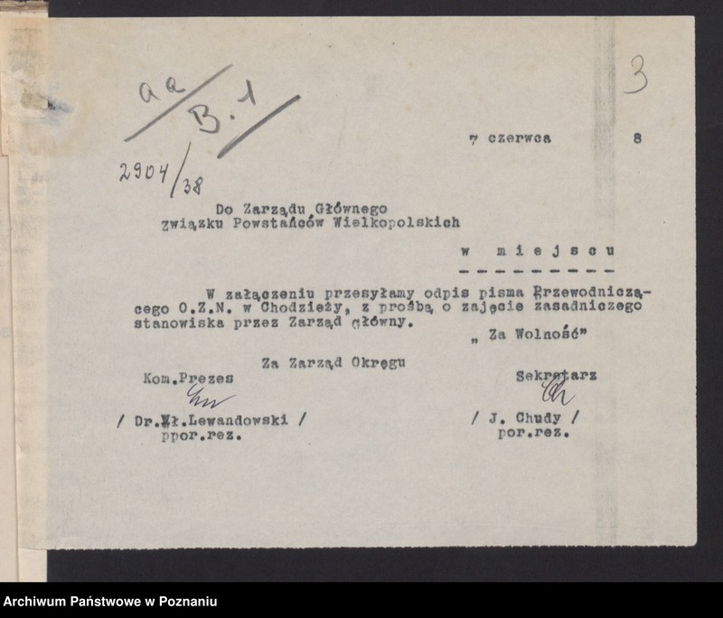 Obraz 6 z jednostki "Chodzież - akta delegata powiatowego."