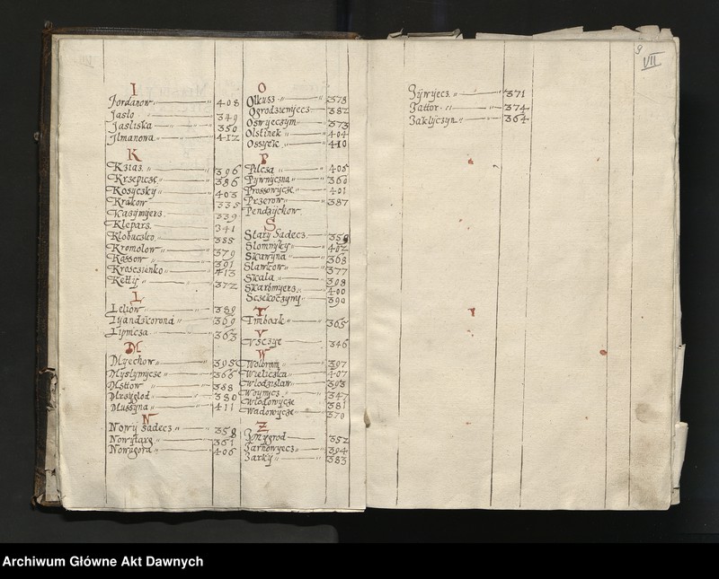 image.from.unit.number "Regestr poborowy woj. krakowskiego na Rok Pański 1588."