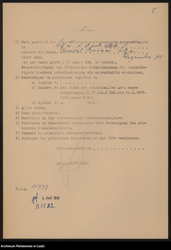 Obraz 7 z jednostki "Mendel Broner – mleczarnia"