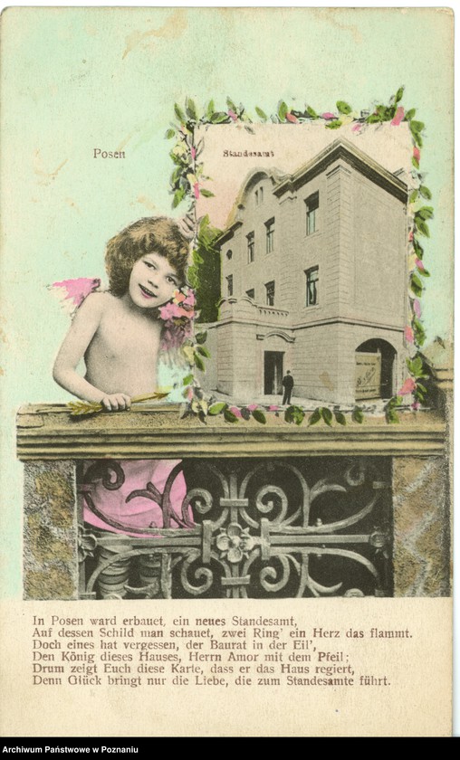 Obraz 1 z jednostki "Posen [Poznań] - Standesamt [Urząd Stanu Cywilnego]"