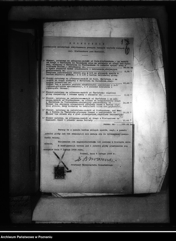 Obraz 5 z jednostki "/Majętność Nietuszkowo powiat chodzieski wyłączenie z art.. 4 i 5/ ustawy o wykonaniu reformy rolnej"