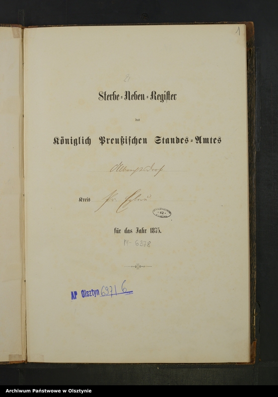 image.from.unit.number "Sterbe-Neben-Register Nr 1 - 41"