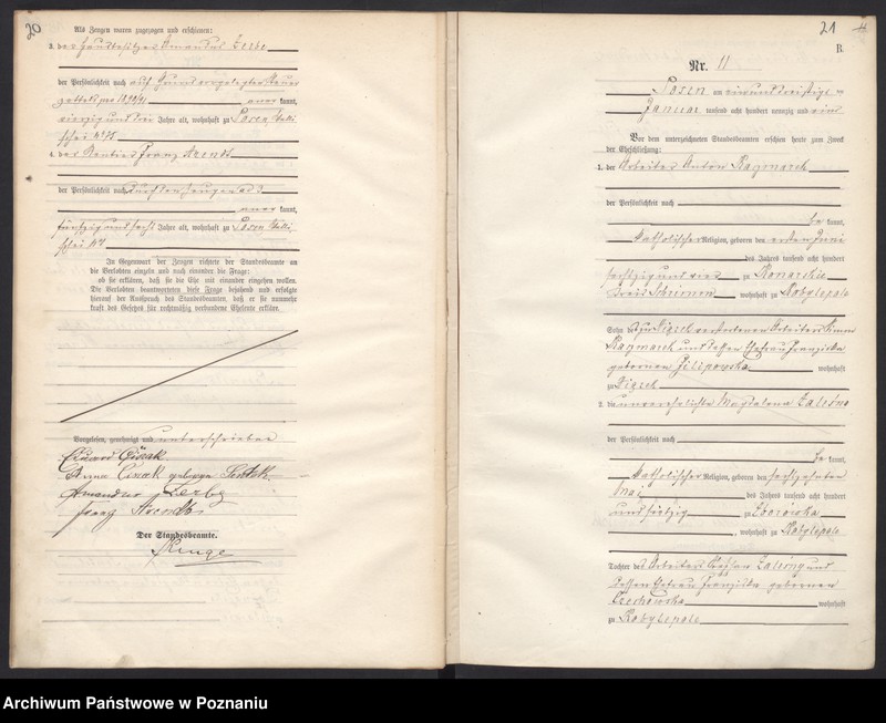 Obraz 13 z jednostki "Księga małżeństw"