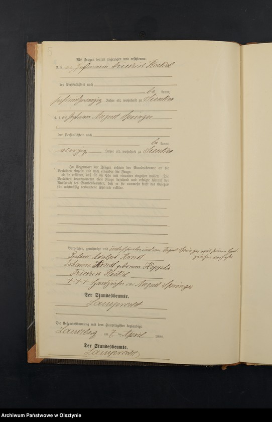 image.from.unit.number "Heiraths-Neben-Register Nr 1 - 19"
