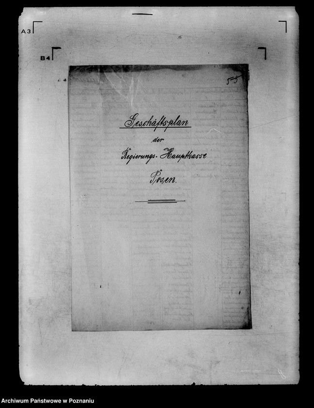 Obraz 9 z jednostki "Ewidencja stanowisk obsadzonych przez siły polskie w Głównej Kasie Rejencyjnej w Poznaniu i inne sprawy osobowe"