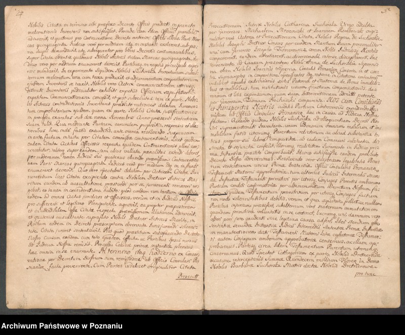 Obraz 6 z jednostki "Prothocollum nobilis officii consularis civitatis Posnaniae."
