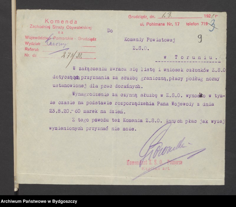 image.from.unit.number "[Raporty komendantów Zachodniej Straży Obywatelskiej do Komendy Powiatowej w Toruniu. Imienny spis członków Zachodniej Straży Obywatelskiej, baonu II w Chełmży]"