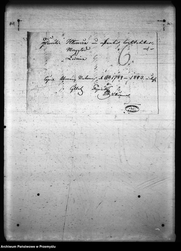 image.from.unit.number "[Kopie ksiąg metrykalnych parafii Hłomcza z filiami Mrzygłód, Łodzina (dekanat Sanok)]"