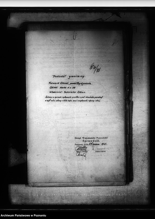 Obraz 6 z jednostki "Rejestr wyłączeń z artykułu 4 ustawy o wykonaniu reformy rolnej folwarku Glinki powiatu bydgoskiego"