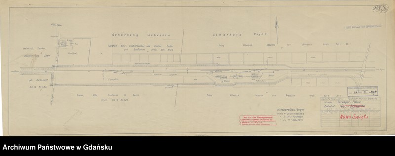 image.from.unit.number "Deutsche Reichsbahn. Reichsbahndirektion Danzig. Strecke: Terespol-Flatow. Bahnhof: Neu Schwente"