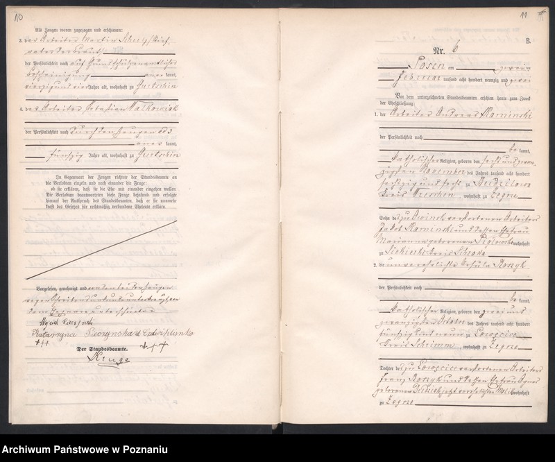 Obraz 8 z jednostki "Księga małżeństw"