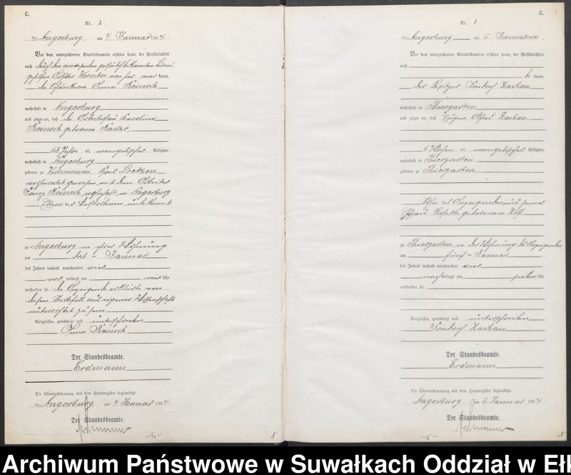 image.from.unit.number "Sterbe-Neben-Register des Preussischen Standes-Amtes Angerburg Kreis Angerburg"