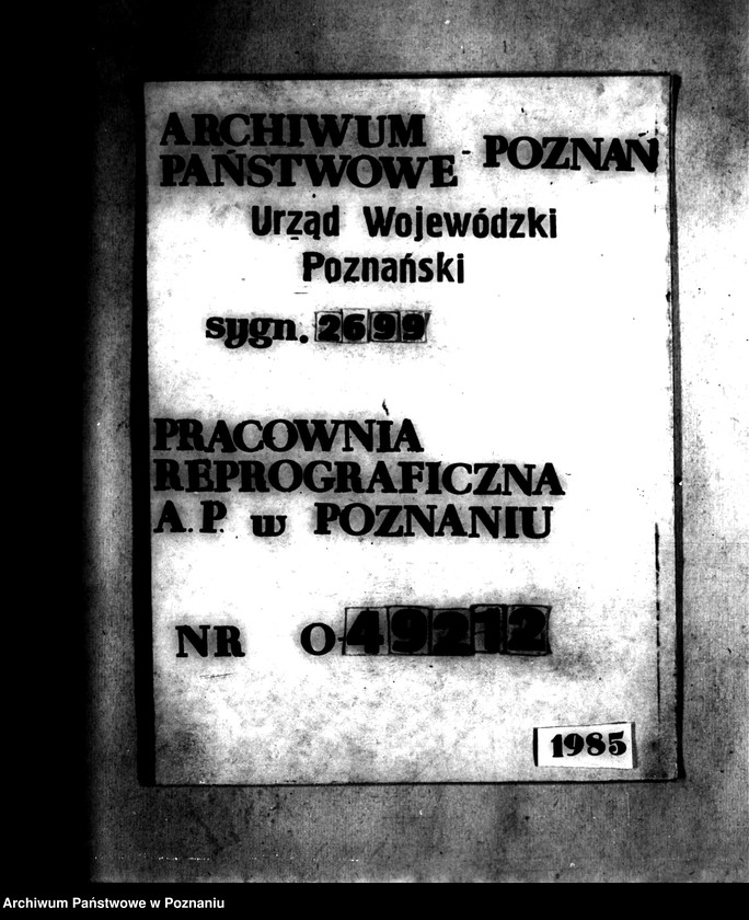 Obraz 1 z jednostki "Uwłaszczenie drobnych dzierżawców majątku Bolechowo powiatu poznańskiego"