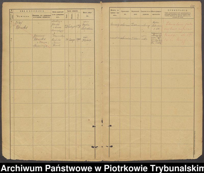 Obraz 10 z jednostki "[Księga ludności stałej gminy Ręczno wsi: Dąbie Podstolskie]"