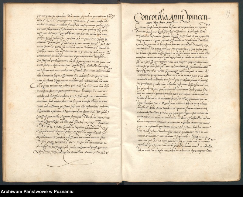 Obraz 20 z jednostki "Liber controversiarum coram consulatu Posnaniensi actarum ..."