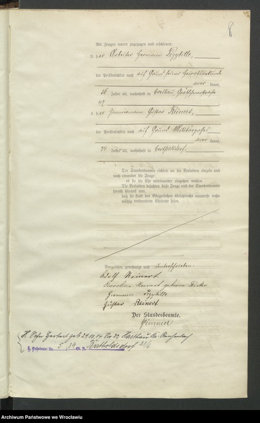 image.from.unit.number "Heirats-Haupt-Register Breslau IV 1908 Band 4"