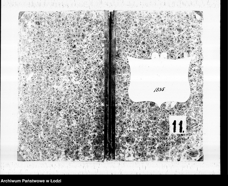 image.from.unit.number "Księga Akt Stanu Cywilnego wyznania mojżeszowego Urodzenia, Małzeństwa, Smierci w Parafii Bełchatow. Obwodzie Piotrkowskim Wojewodztwie Kaliskim na Rok 1835"