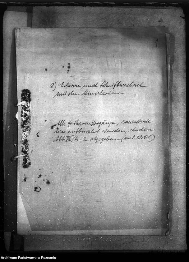 Obraz 5 z jednostki "Wohnungsfürsorge für Polizeiangehörige im Warthegau. Neubau: a) Erlasse, b) Schriftwechsel"