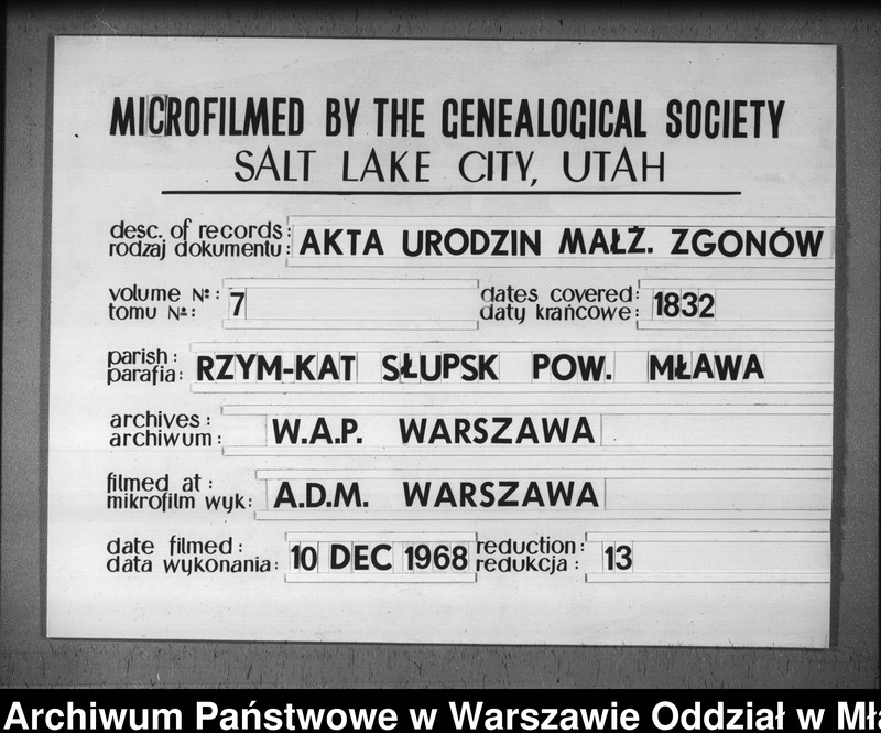 image.from.unit.number "Akta urodzeń, małżeństw i zgonów"