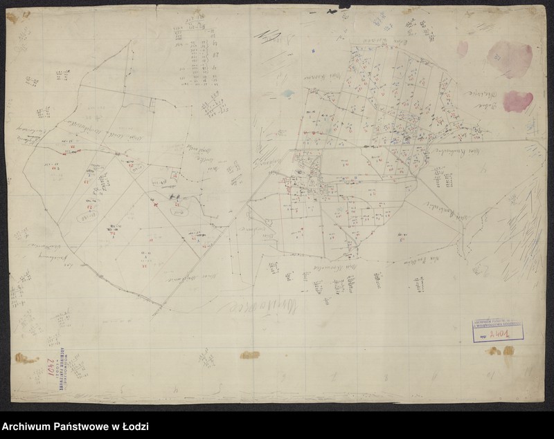 Obraz 2 z jednostki "Plan lěsov v´ dači Menckaja Volja ... sěradzskago uězda"