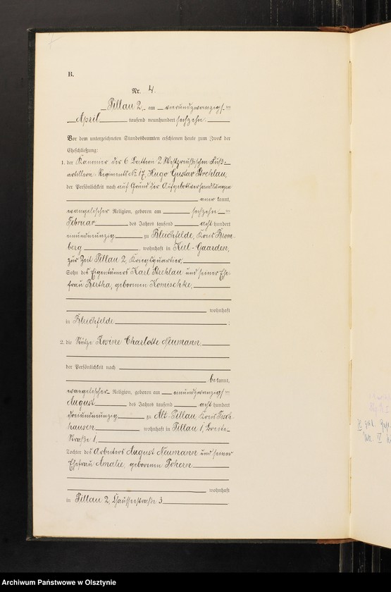 image.from.unit.number "Heiraths-Haupt-Register Nr 1 - 14,1 - 12 i 1 - 24"