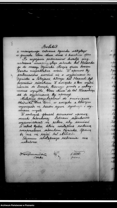 Obraz 12 z jednostki "Protokólarz zebrań Ogniska w Rogoźnie"