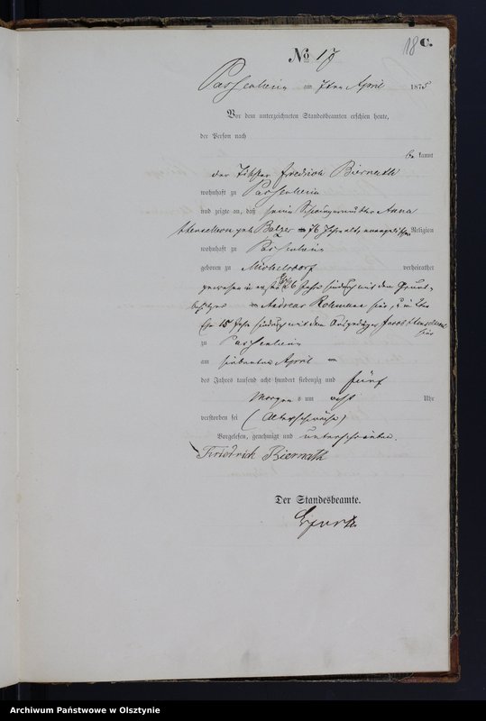 image.from.unit.number "Haupt-Sterbe-Register Nr 1 - 58"
