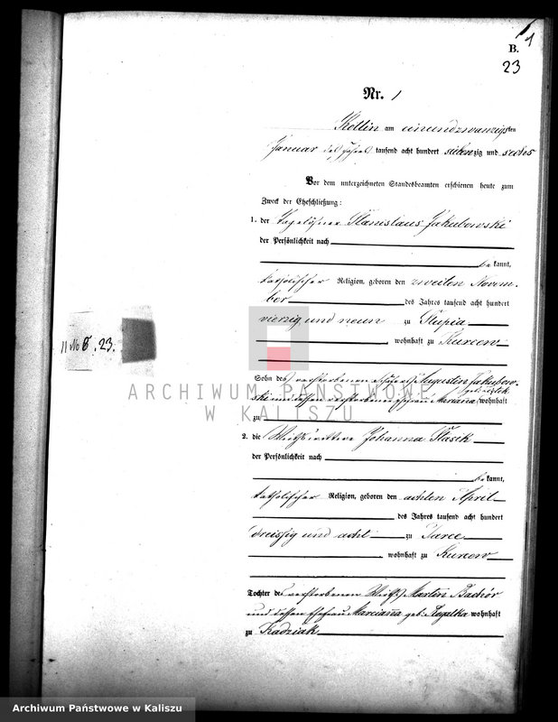 Obraz z jednostki "[Księga małżeństw]"