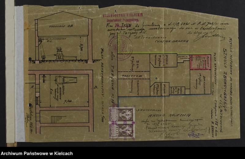 image.from.collection.number "Plany i projekty zakładów przemysłowych na terenie Częstochowy w okresie XX-lecia międzywojennego"