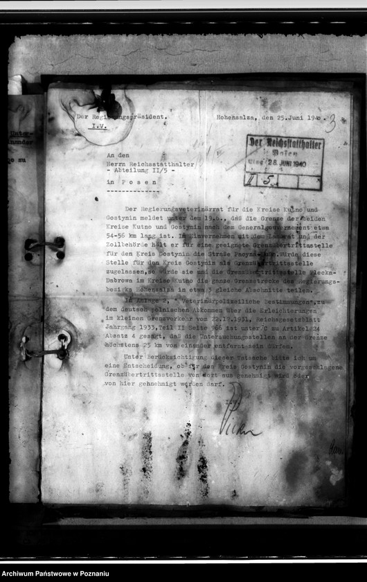 Obraz 7 z jednostki "Genzeinlasstellen. Vieheinfuhr"