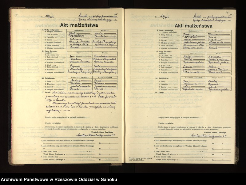 image.from.unit.number "Księga małżeństw"