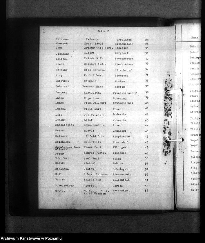 Obraz 6 z jednostki "Kreis Kutno. Wykaz miejscowych Niemców, którzy zginęli w 1939 roku"