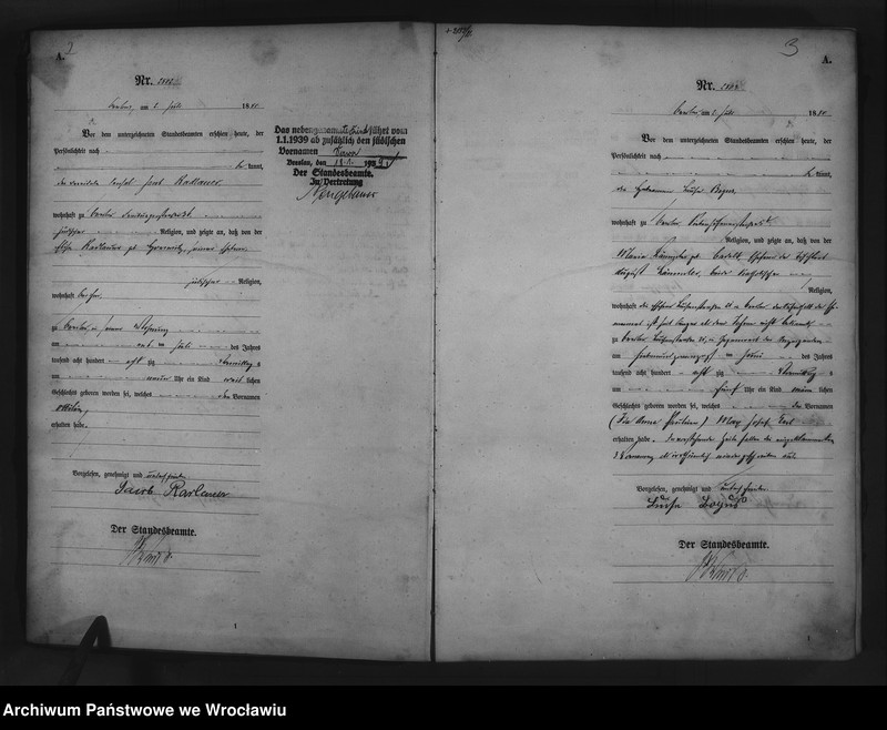 image.from.unit.number "Geburts-Haupt-Register Breslau II 1880 Band 8"