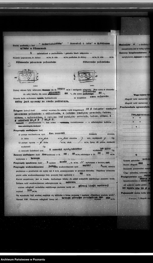 Obraz 6 z jednostki "Cukrownia w Witaszycach nr fabr. kotła 736 nr woj. kotła 6106"